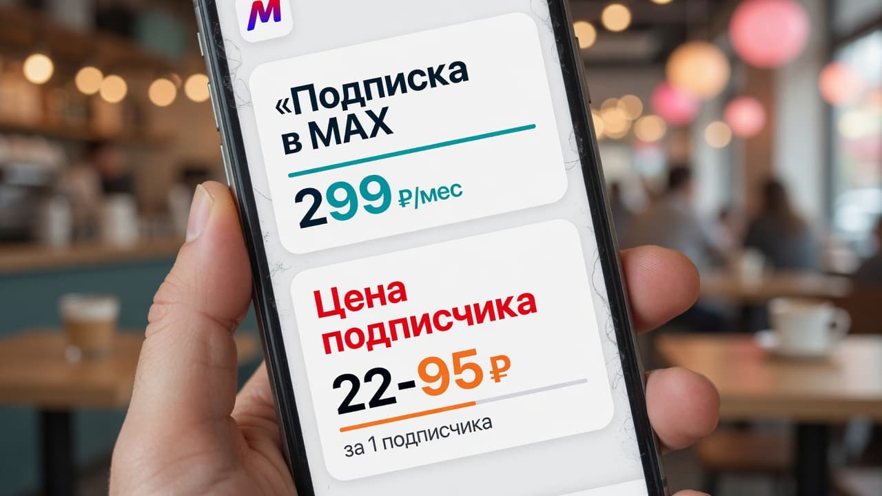 Подписка в MAX и цена подписчика — в чём разница и что искать в 2026