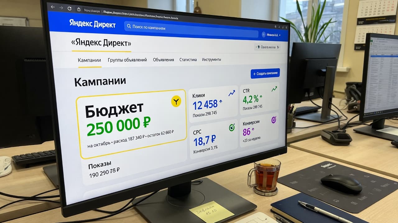 Сколько стоит настройка Яндекс.Директ под ключ в 2026